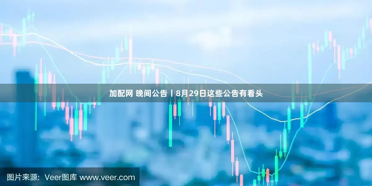 加配网 晚间公告丨8月29日这些公告有看头